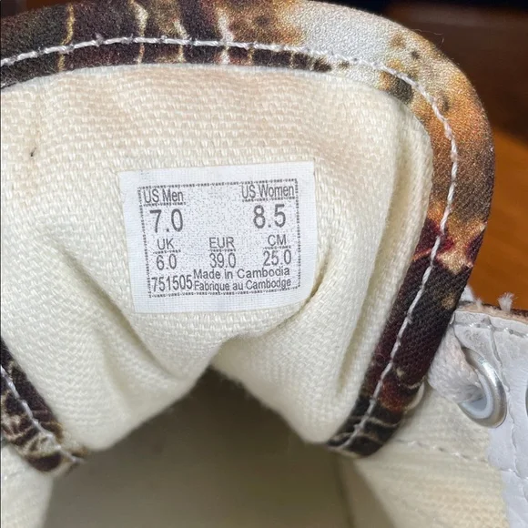 Vans Old Skool Tie-Dye Brown Colorway Sneakers - Picture 12 of 13